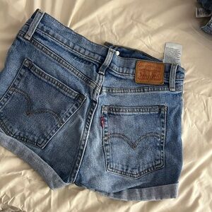 Levi's Blue Denim Shorts